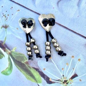 Heart Artisan cowgirl/native/concho boho intricate earrings country western vibe